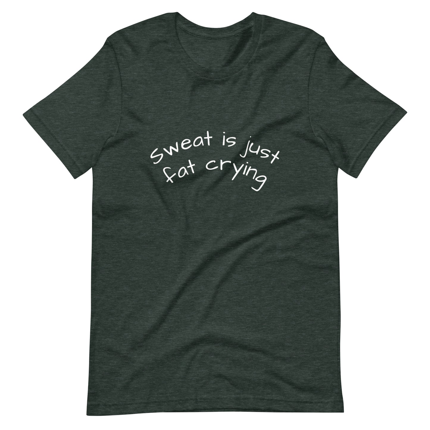 "Sweat Is Just Fat Crying" Gym Shirt