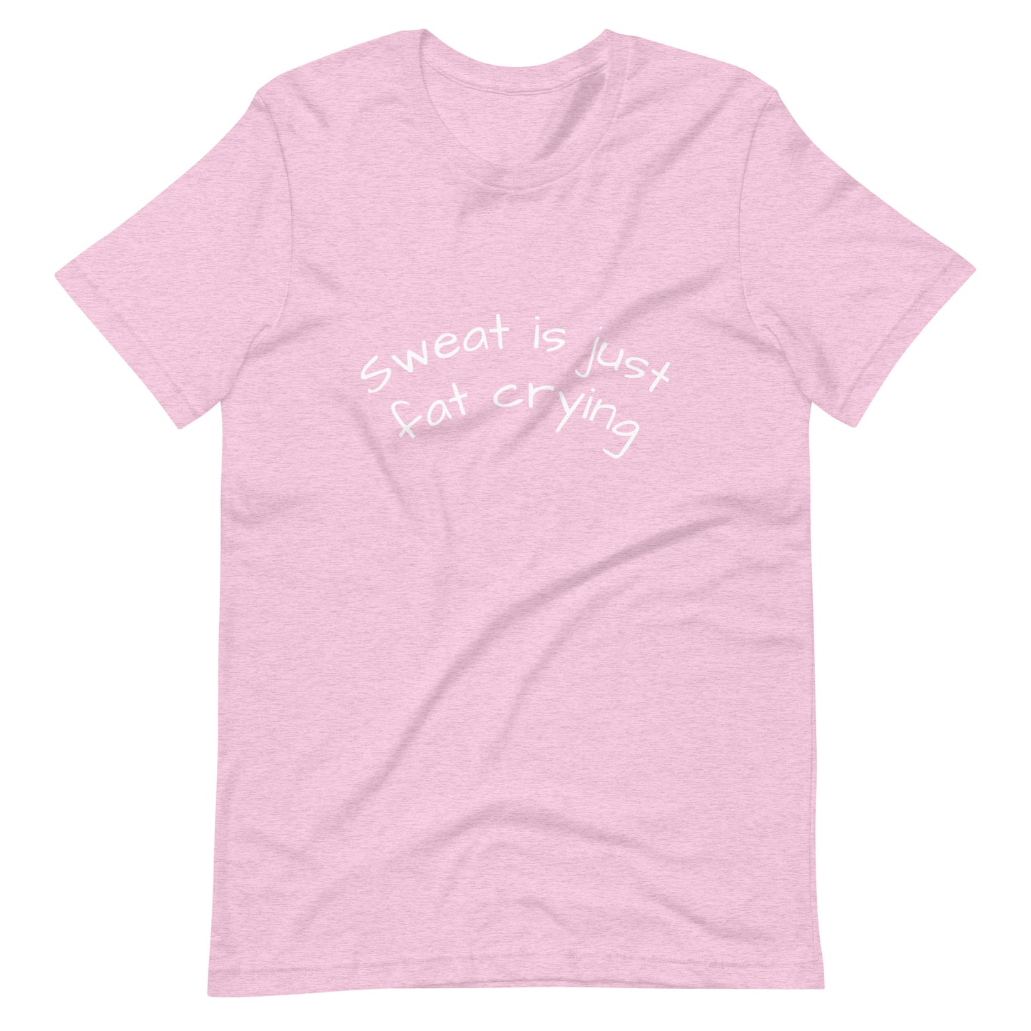 "Sweat Is Just Fat Crying" Gym Shirt